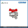 Butterfly handle nipper manual ball valve